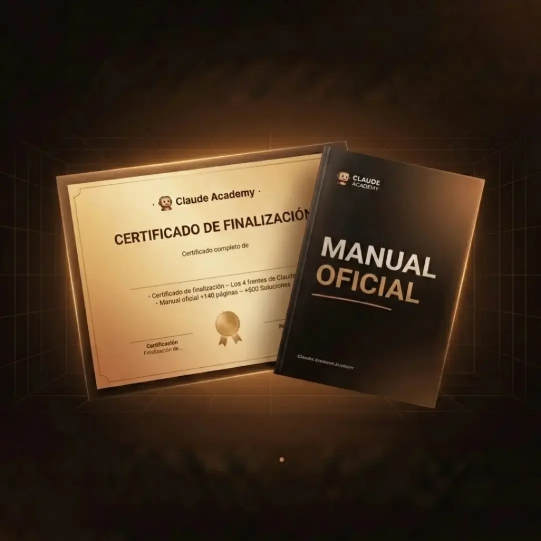 Certificado de Finalización y Manual Oficial de Claude Academy